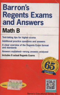 Barron's regents exams and answers