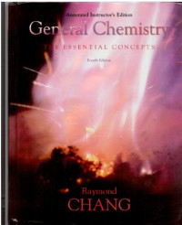 General chemistry: the essential concepts