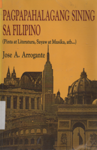 Pagpapahalagang Sining Sa Filipino