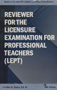 Reviewer for the Licensure Examination for Professional Teachers